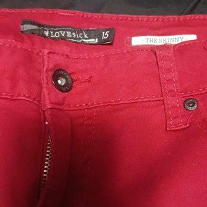 Lovesick Hot Topic Skinny Jeans